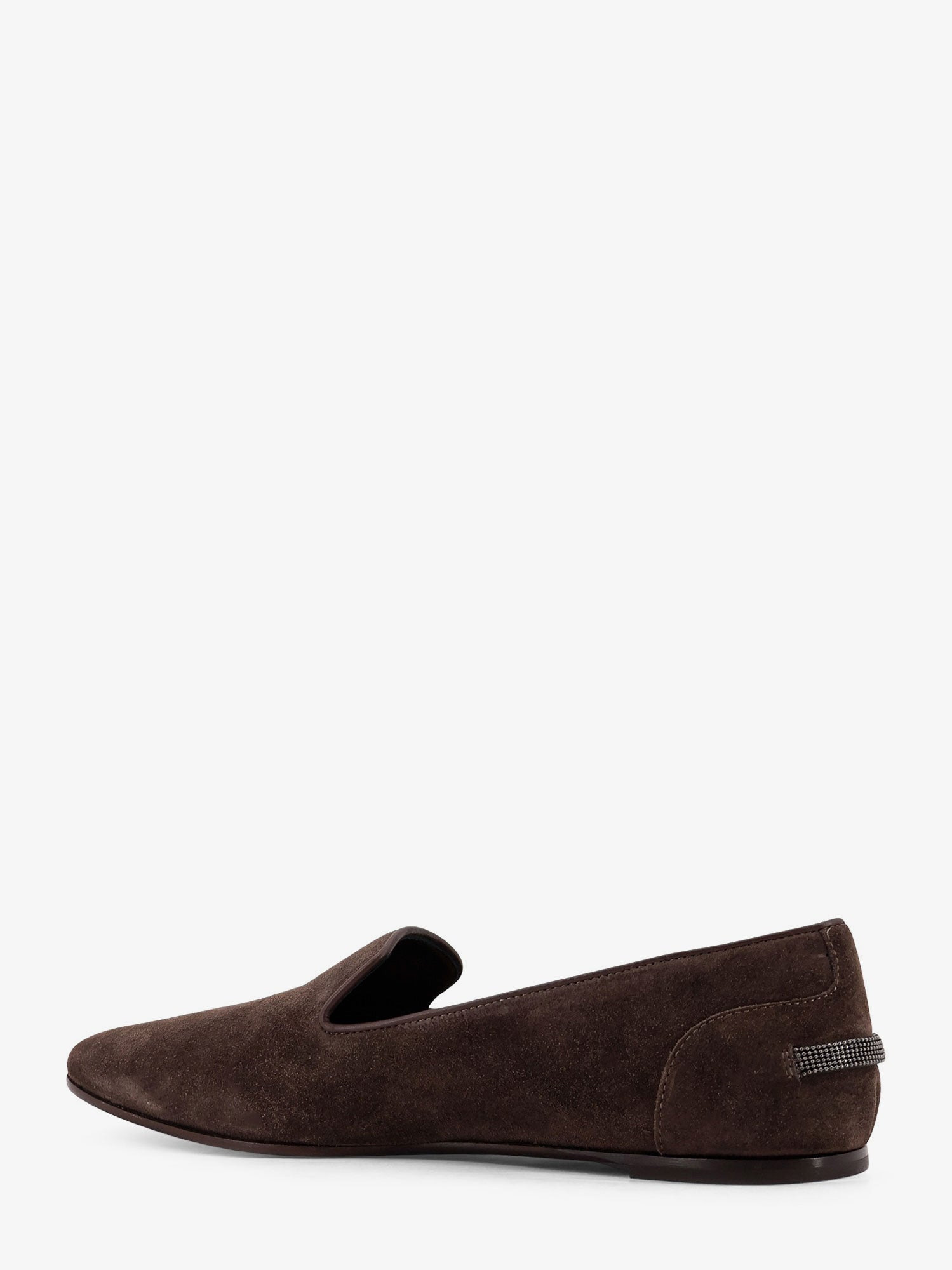 Suede Loafers With Monili Detail - 3