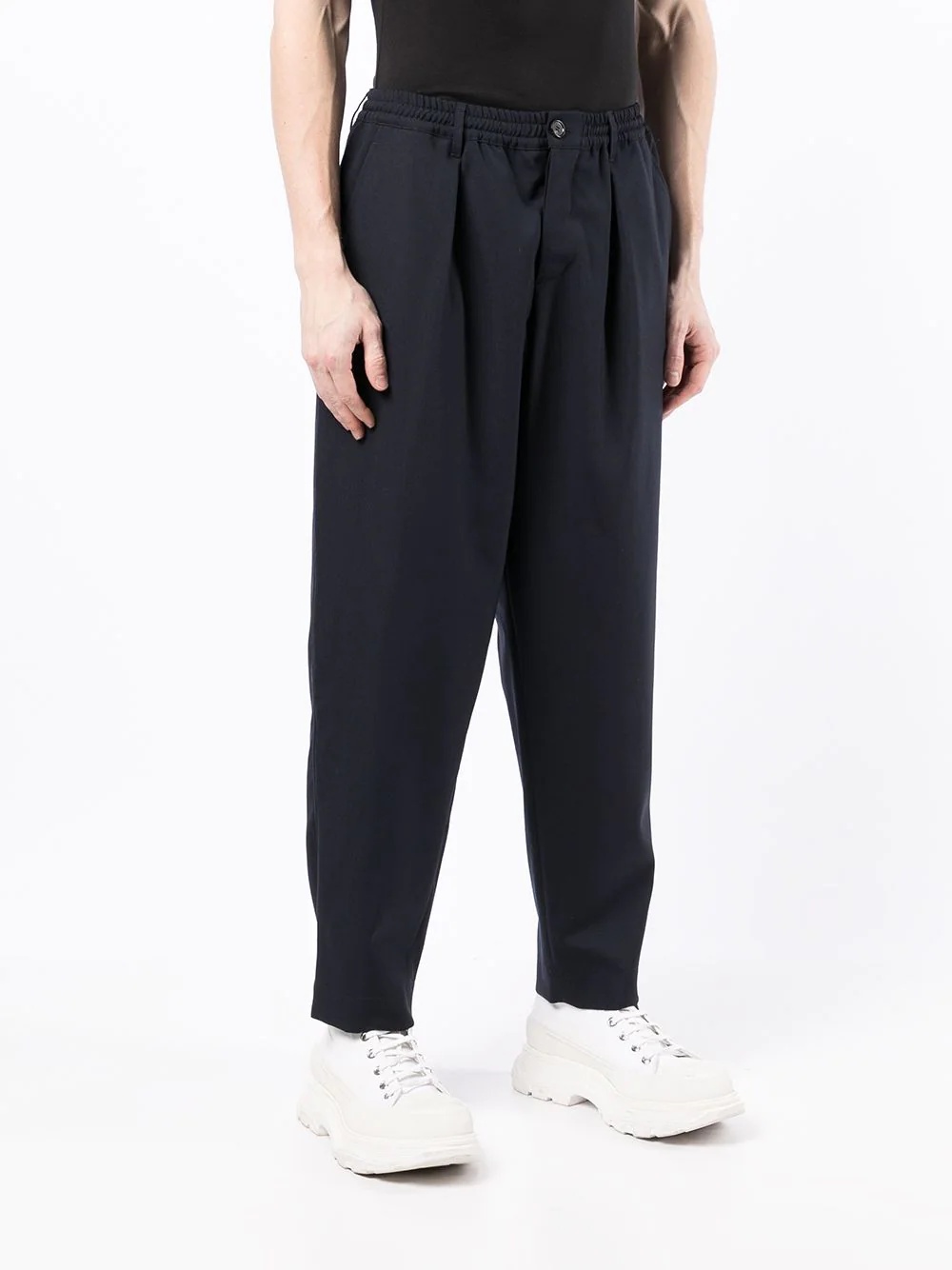 cropped tapered trousers - 3