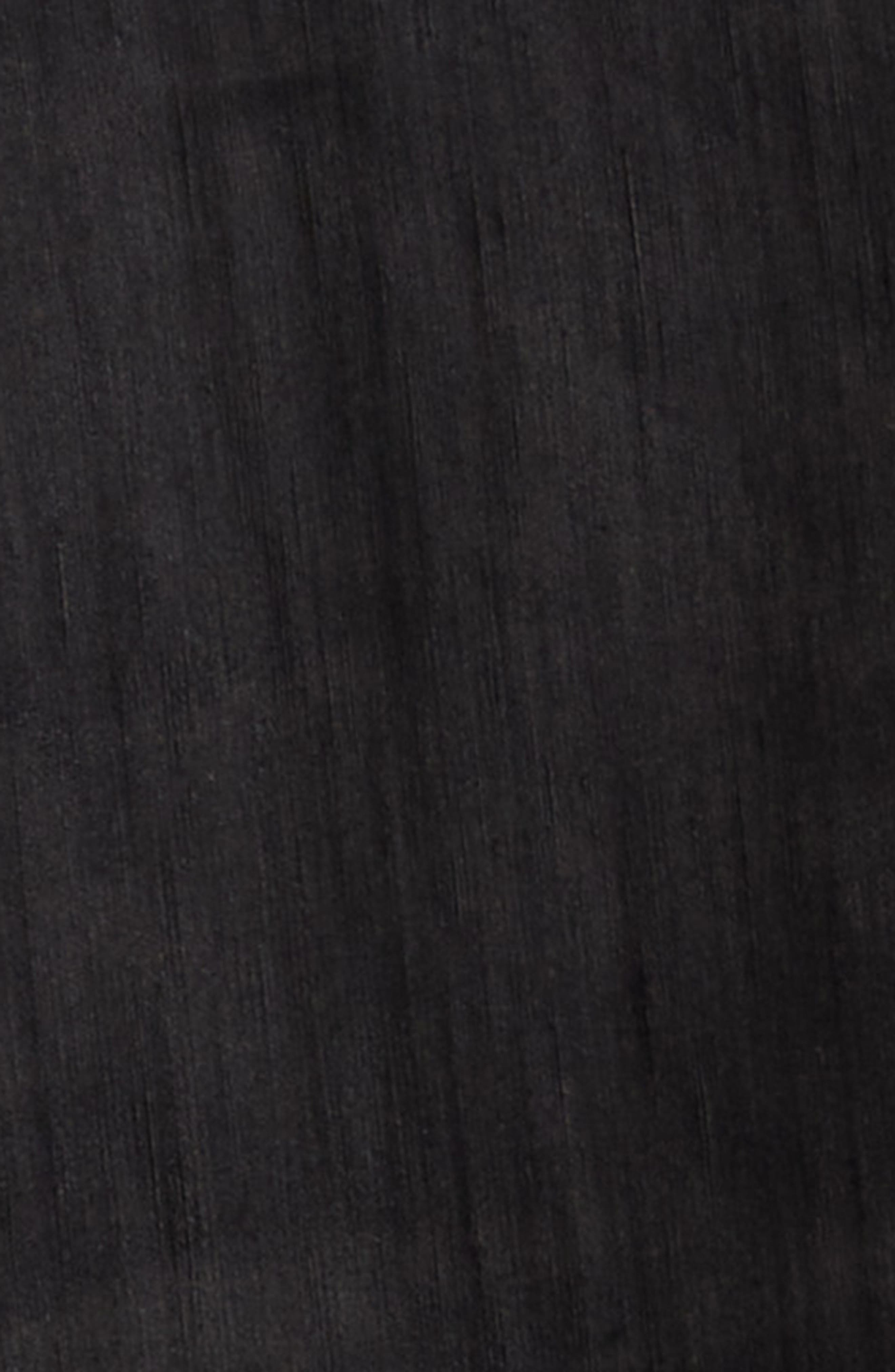 LOULOU DE SAISON Siara Oversize Linen & Silk Blouse in Black at Nordstrom - 7