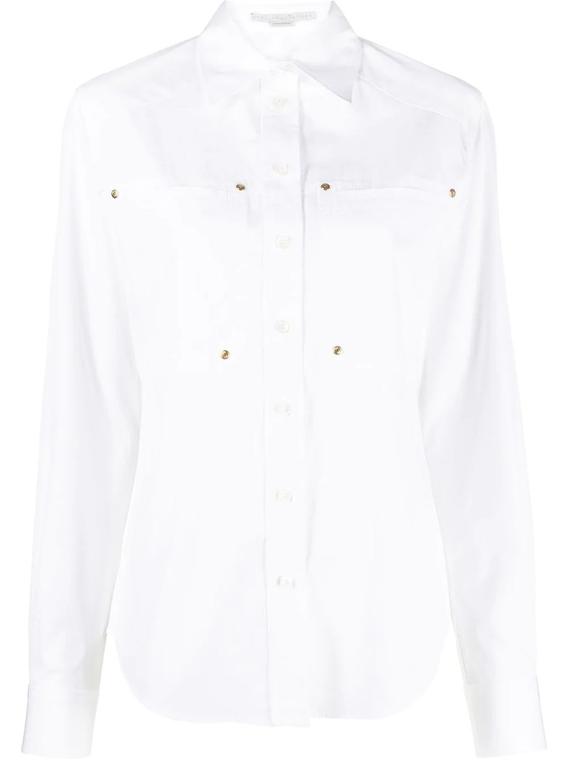 patch-pocket workwear shirt 1