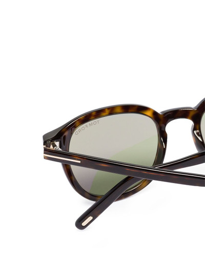 TOM FORD round frame sunglasses outlook