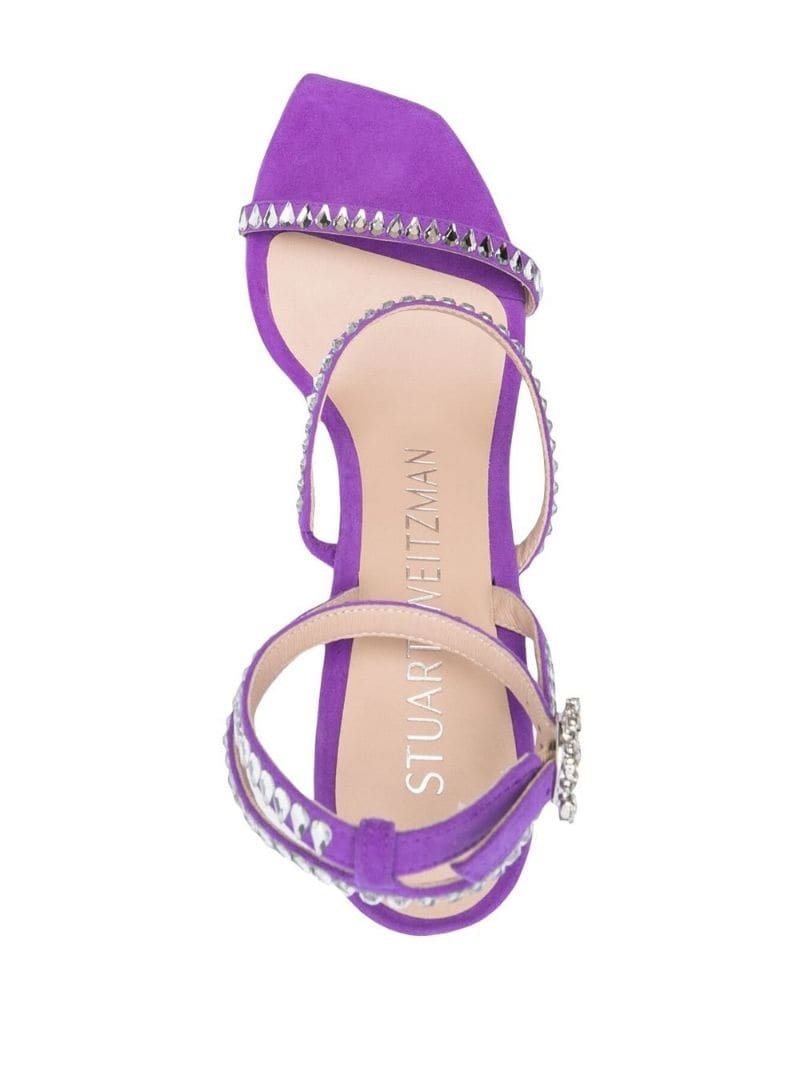 Gemcut 100mm stiletto sandals - 4