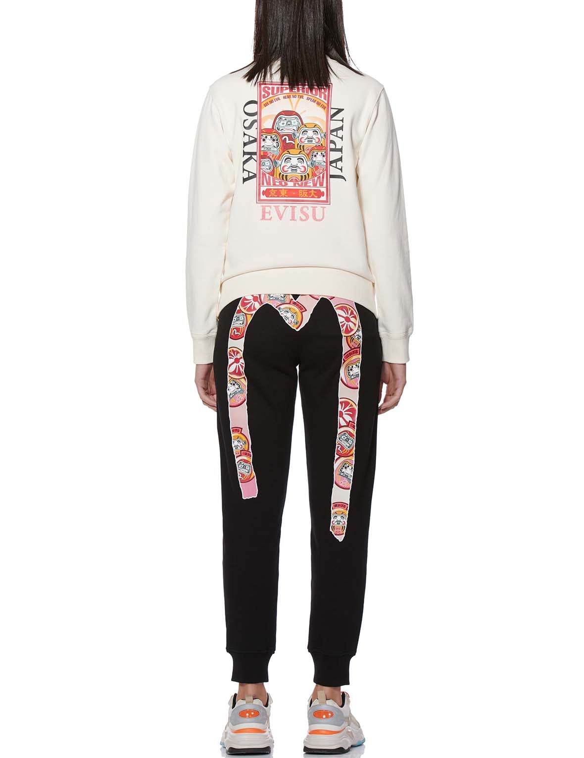 Daruma Daicock Print Sweatpants - 5