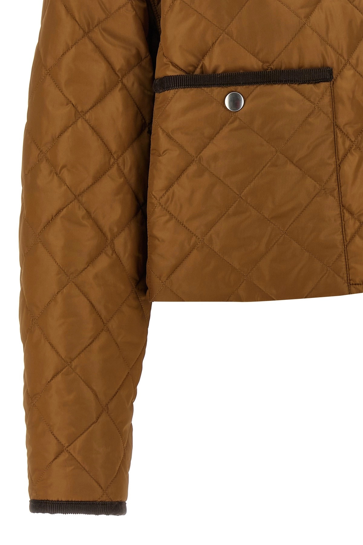 Quilted crop jacket - 4