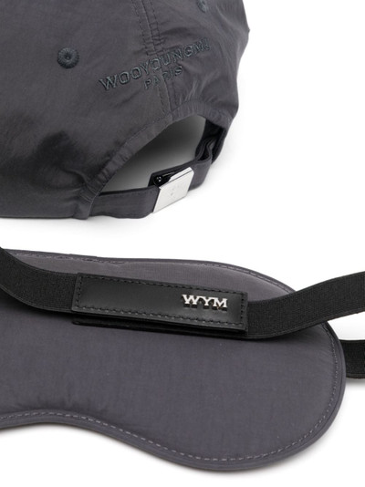 Wooyoungmi logo-embroidered taffeta hat set outlook