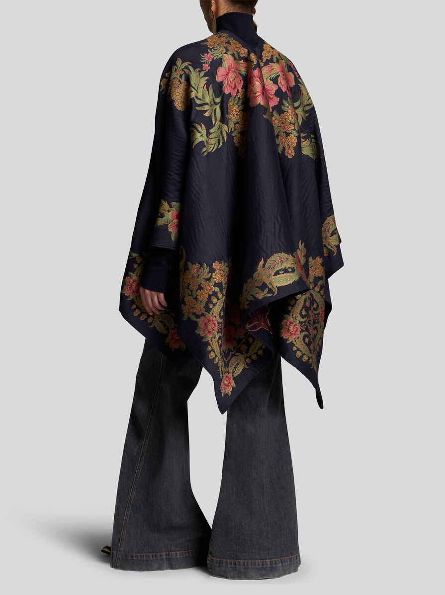 JACQUARD CAPE - 4
