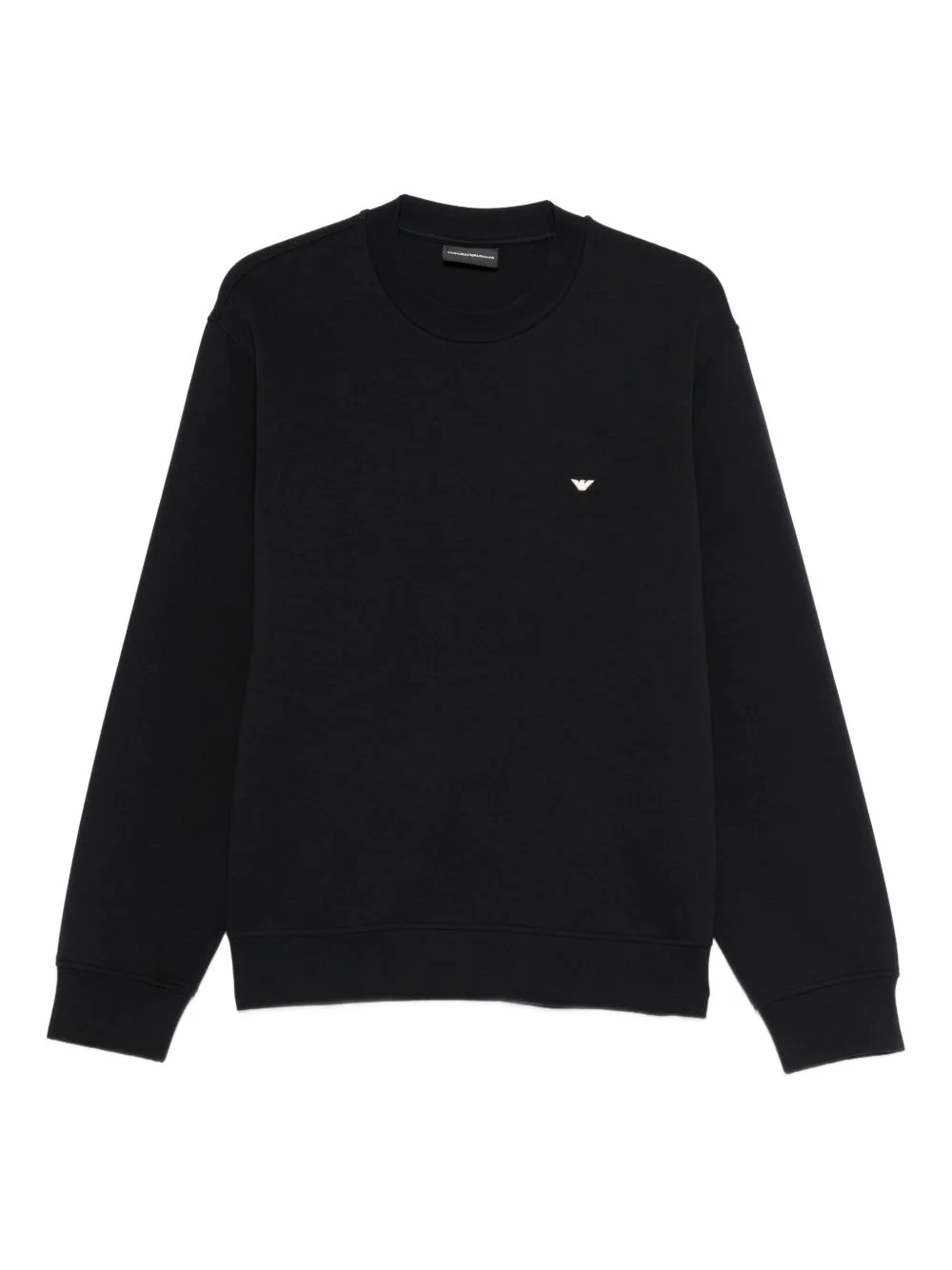 logo-embroidered sweatshirt - 1