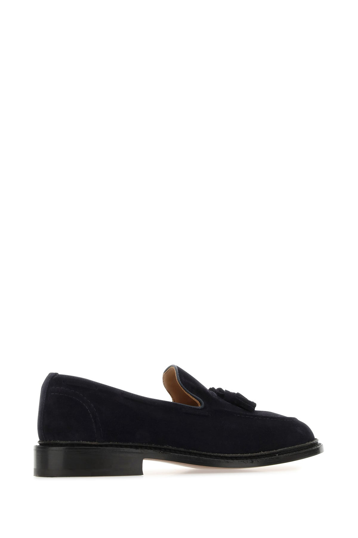 Navy blue suede Elton loafers - 3
