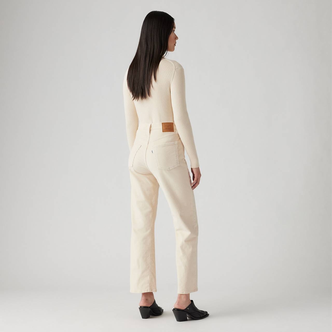 RIBCAGE STRAIGHT ANKLE WOMEN'S PANTS - 5