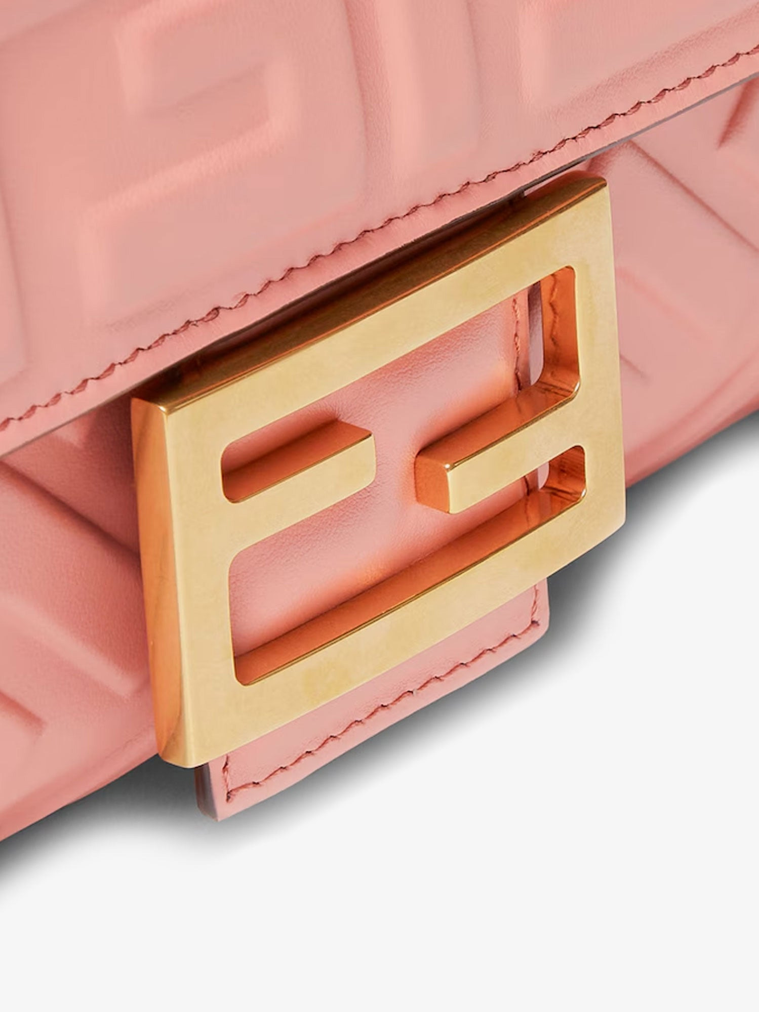 Fendi Mykonos Baguette Leather Shoulder Bag - 5