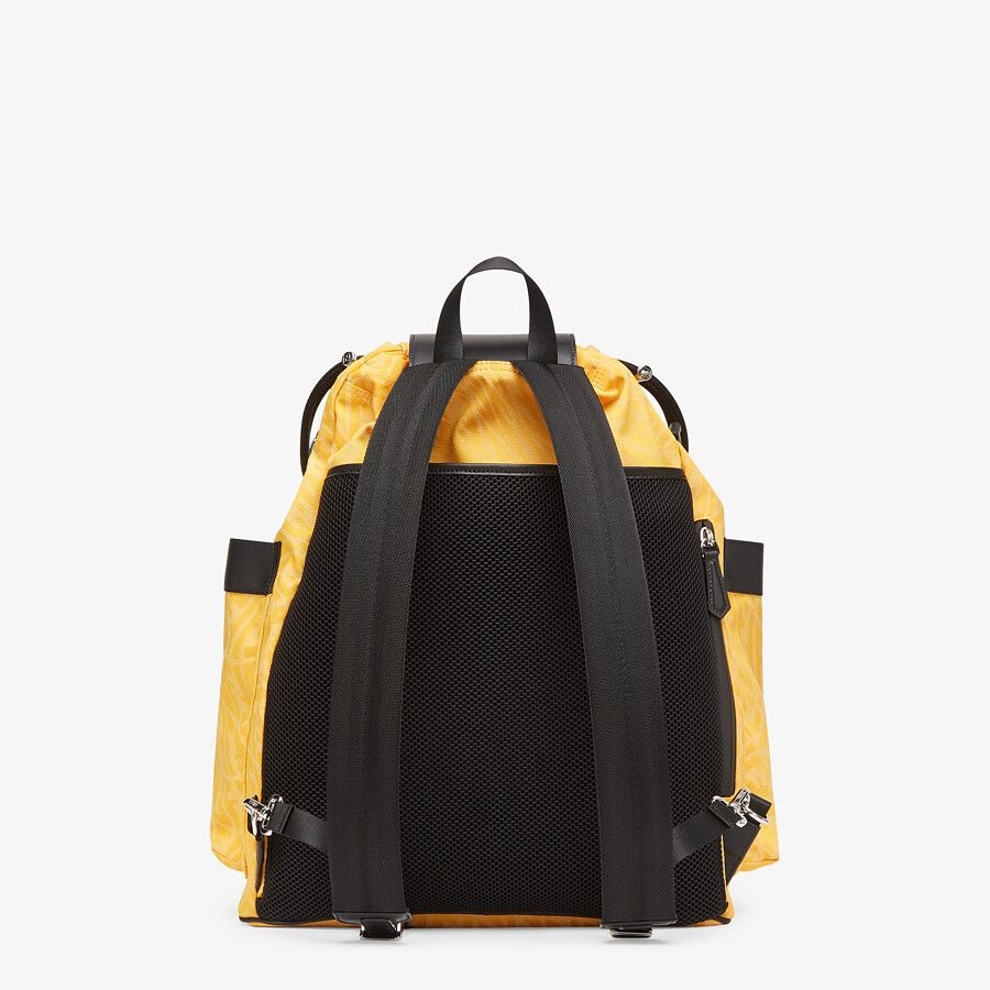 Yellow FF Vertigo fabric backpack - 3