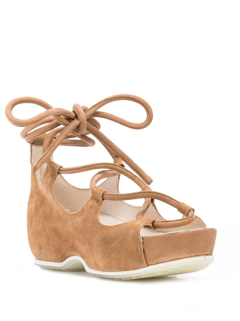 lace-up sandals - 2