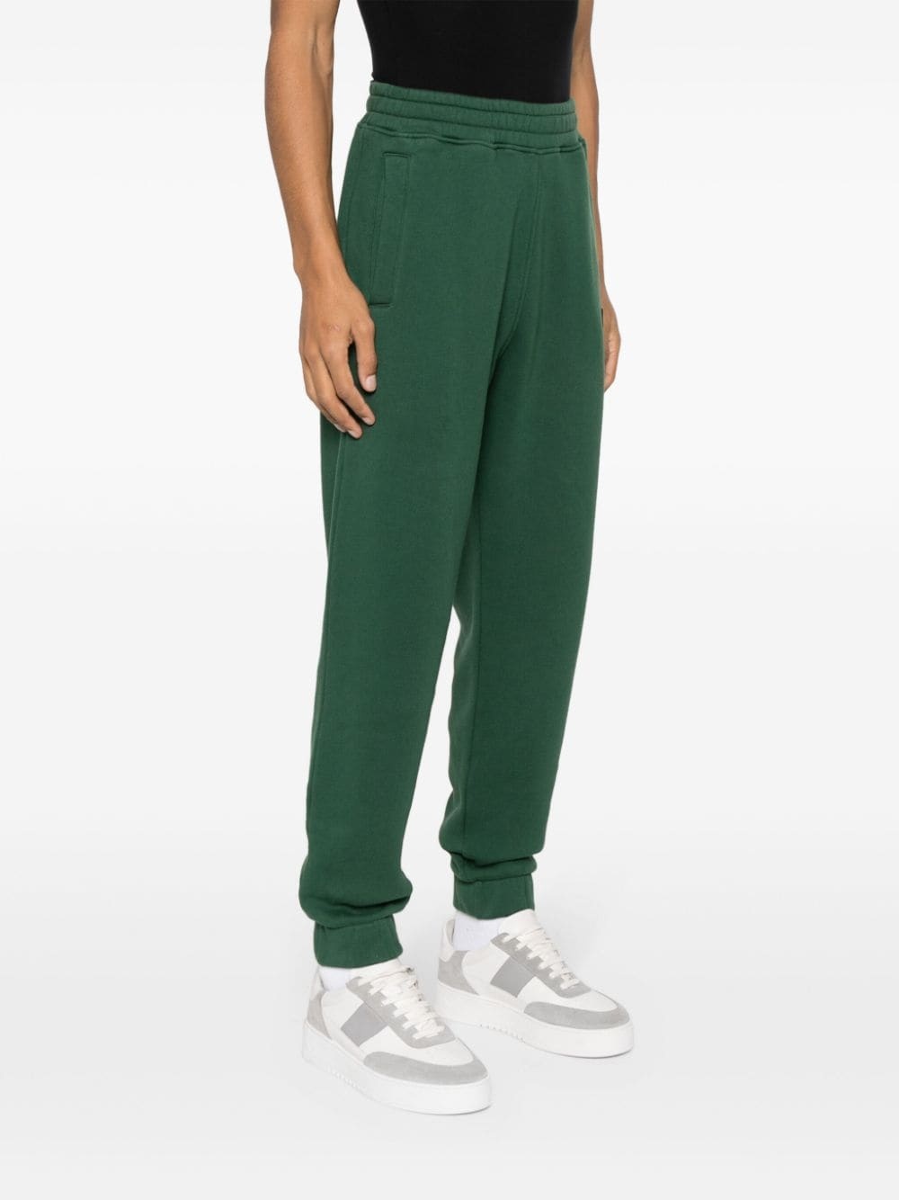 Fox-appliqué cotton track trousers - 3