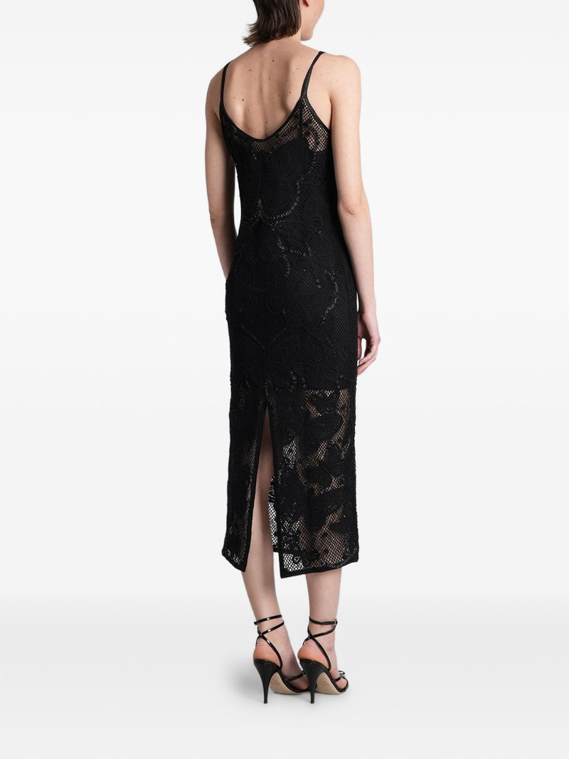 embellished lace midi dress 4