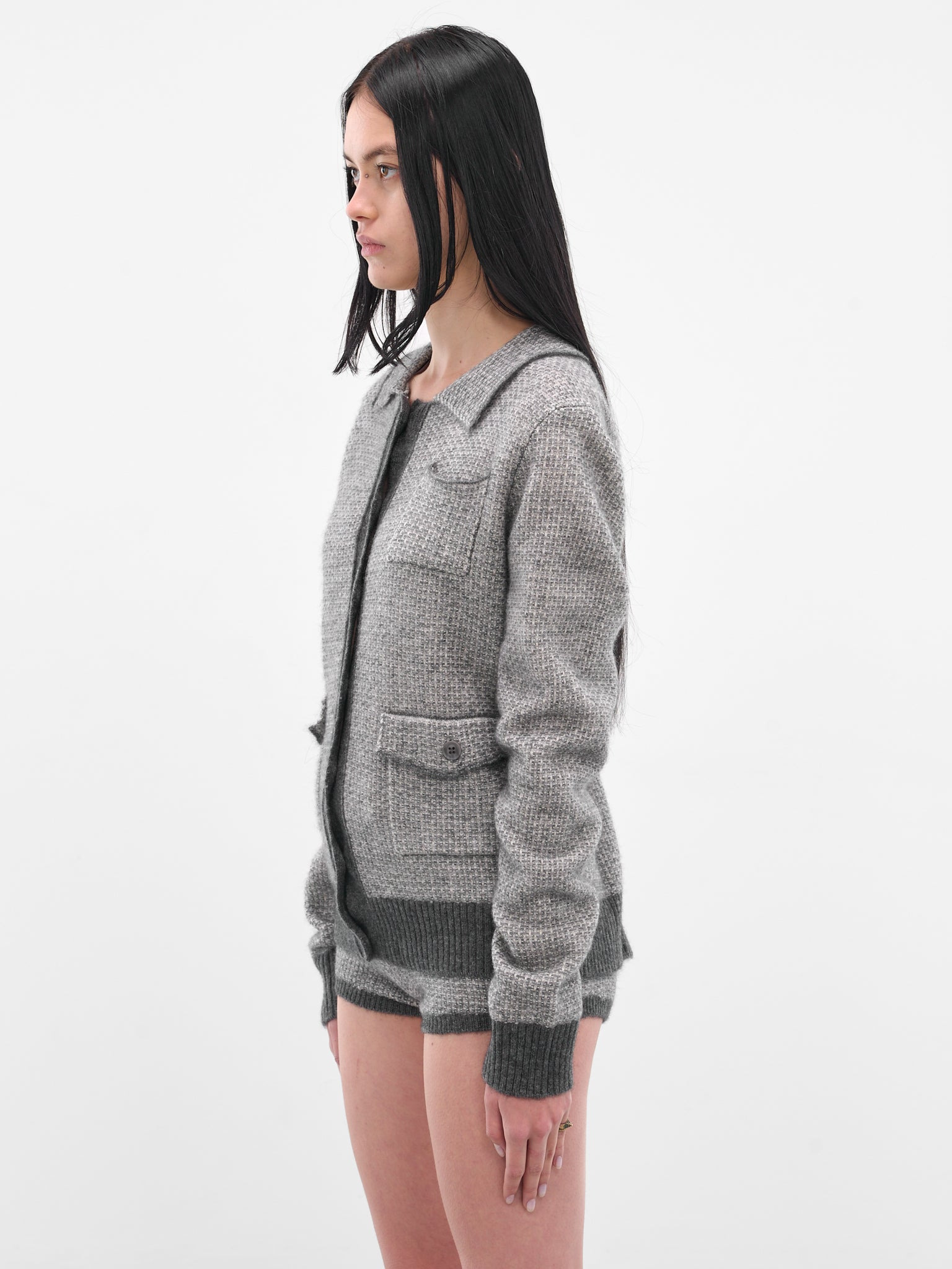 Gray Avel Knit Sweater - 2