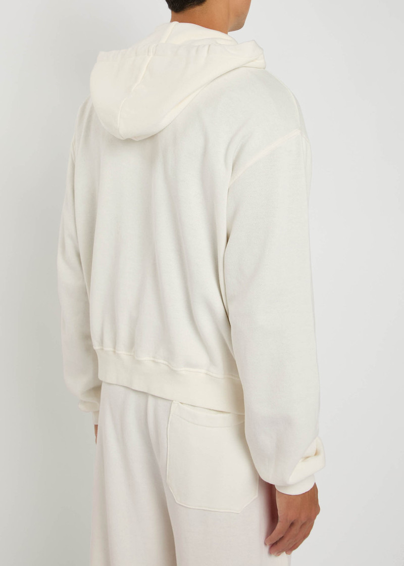 The Elder Statesman The Elder Statesman Daily Hooded Cotton and Cashmere-blend Sweatshirt outlook
