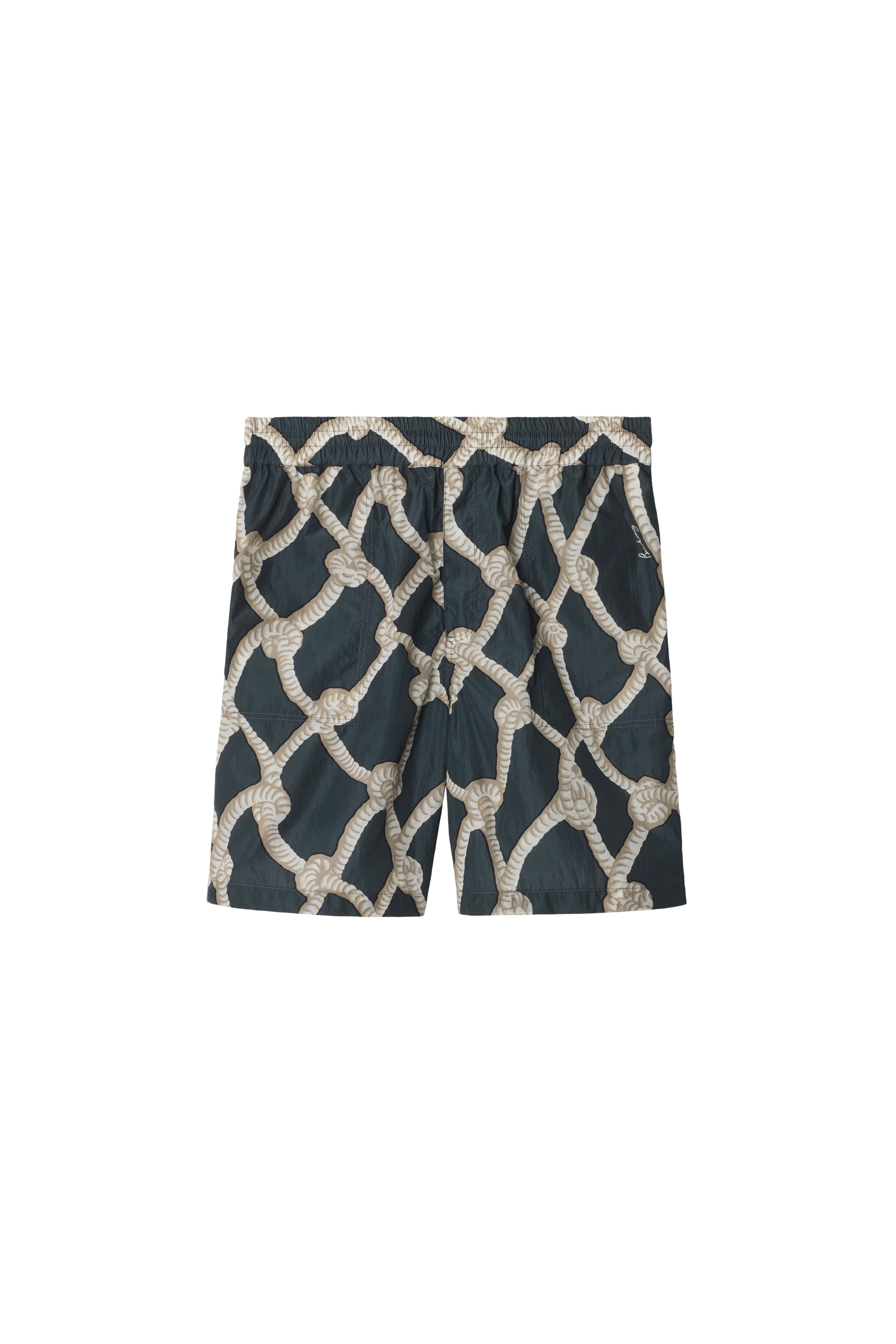 burberry Knot Nylon Shorts in Magnet at Nordstrom - 5