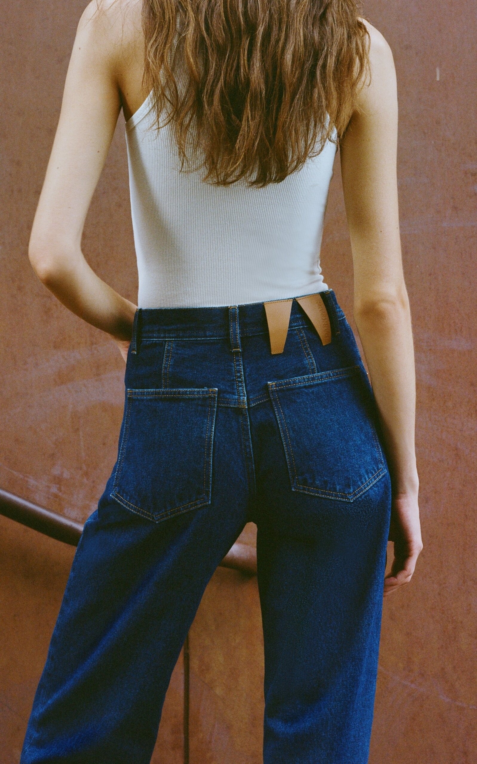 Lu Rigid High-Rise Straight-Leg Jeans blue - 4