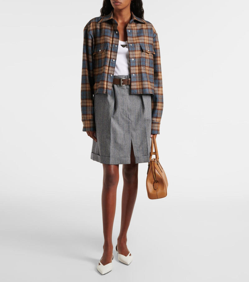 Prada Leather ballet flats outlook
