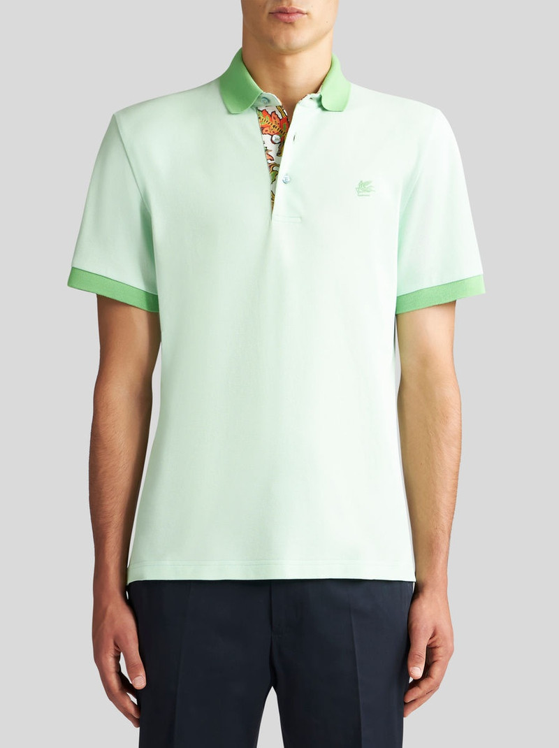 POLO SHIRT WITH EMBROIDERED PEGASO 2