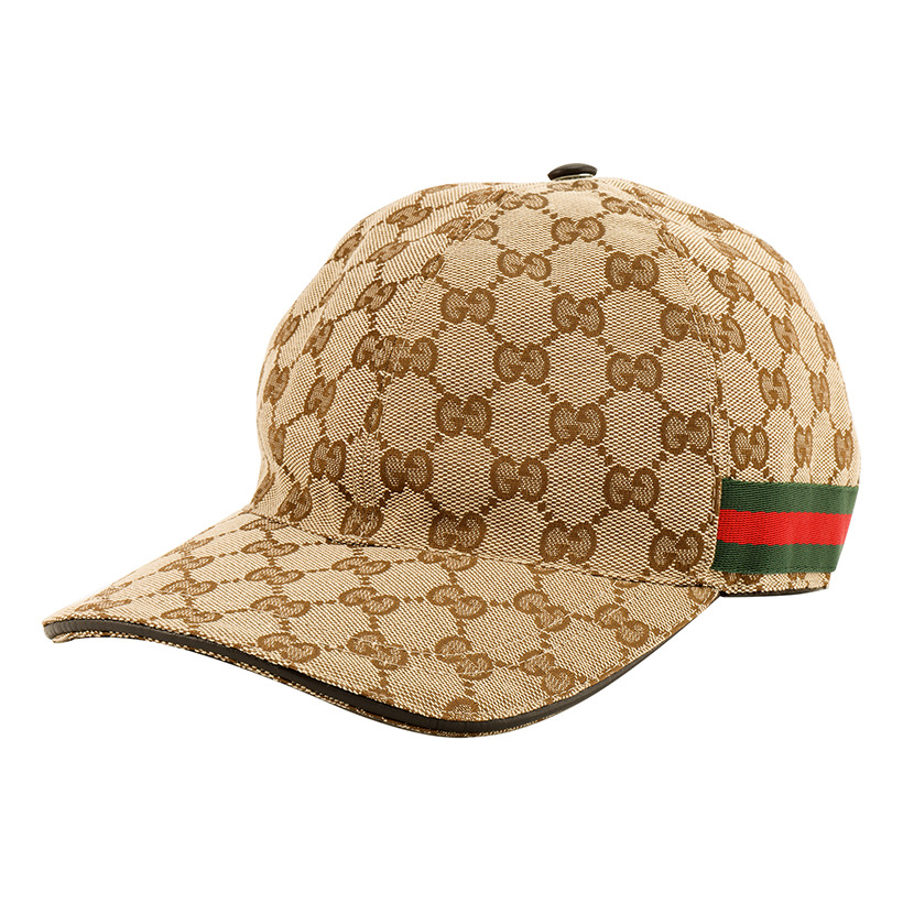 Gucci Original GG Canvas Baseball Hat With Web 'Original GG' 200035-KQWBG-9791 - 1