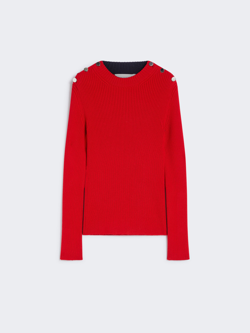 RENANIA Fitted jumper with buttons 1