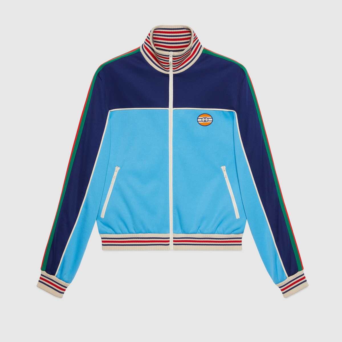 Technical jersey zip-up jacket with Web - 1