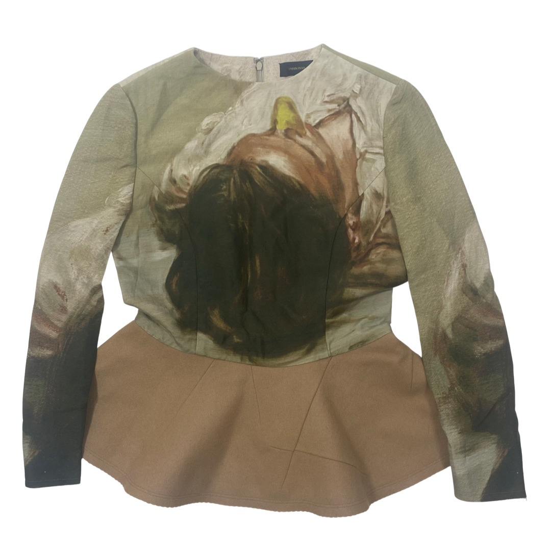 Coup de Grace - Undercover Peplum Top Sz 2 - 1