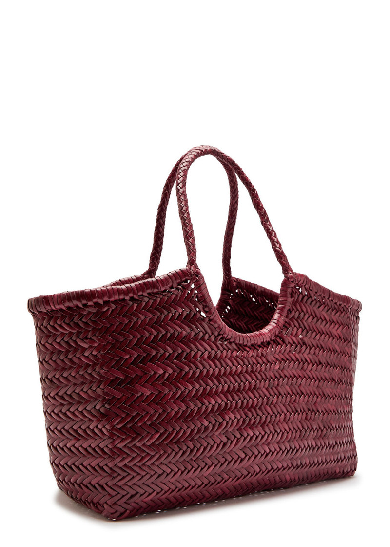 DRAGON DIFFUSION Dragon Diffusion Nantucket Big Woven Leather Tote bag outlook