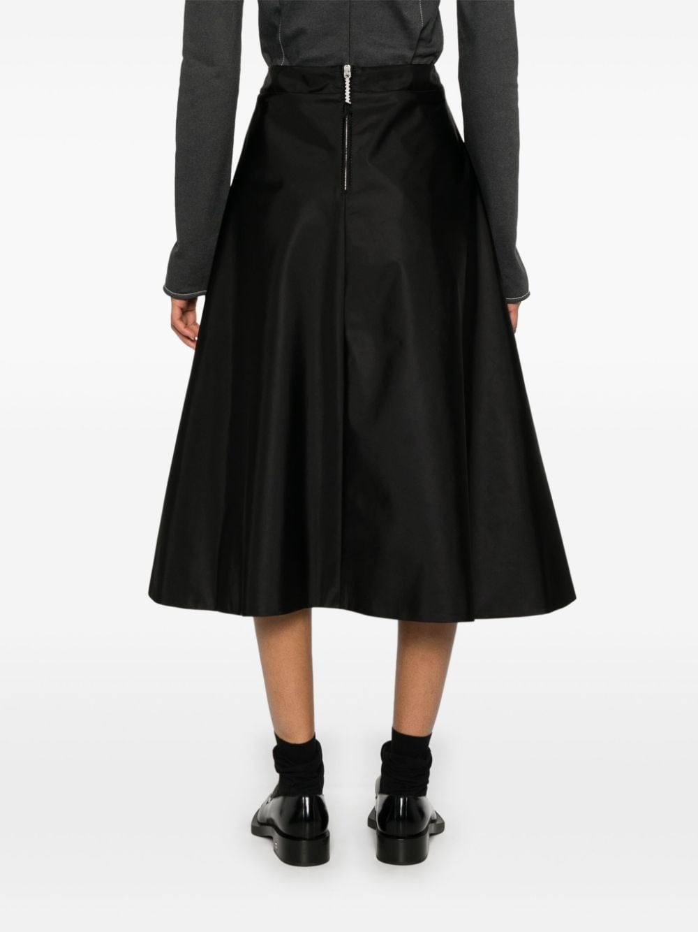 A-line midi skirt - 4