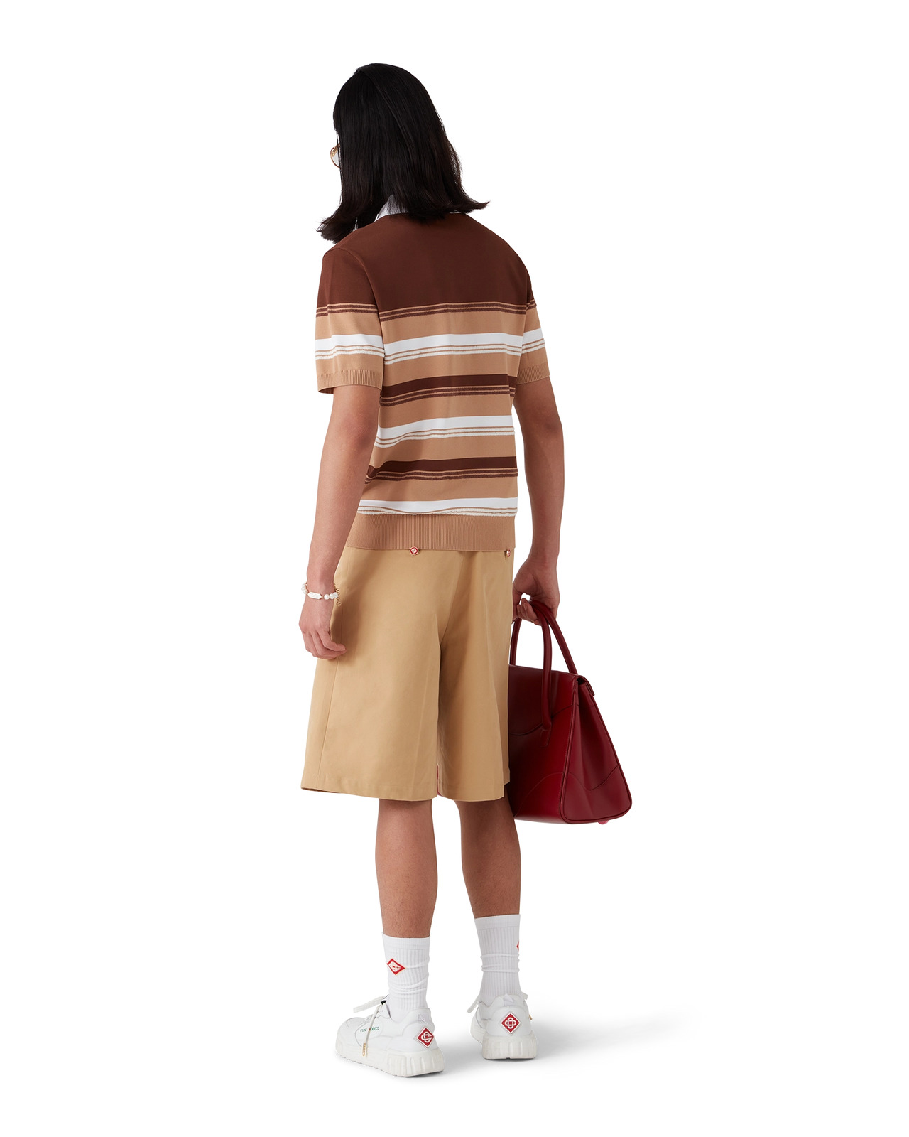 Chicano Stripe Polo Shirt | Casablanca Paris - 3