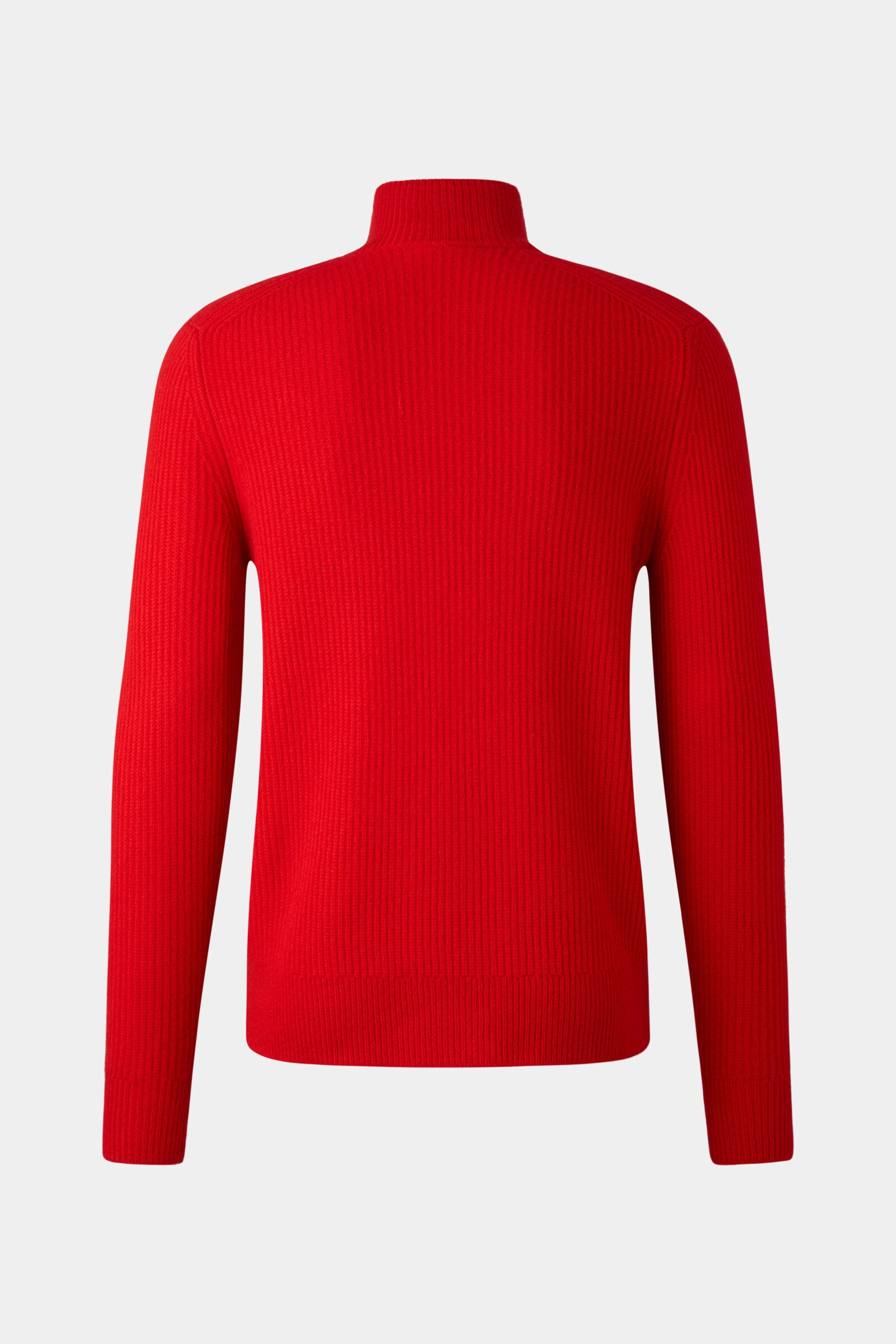 Rook Cashmere half-zippered sweater in Red - 2