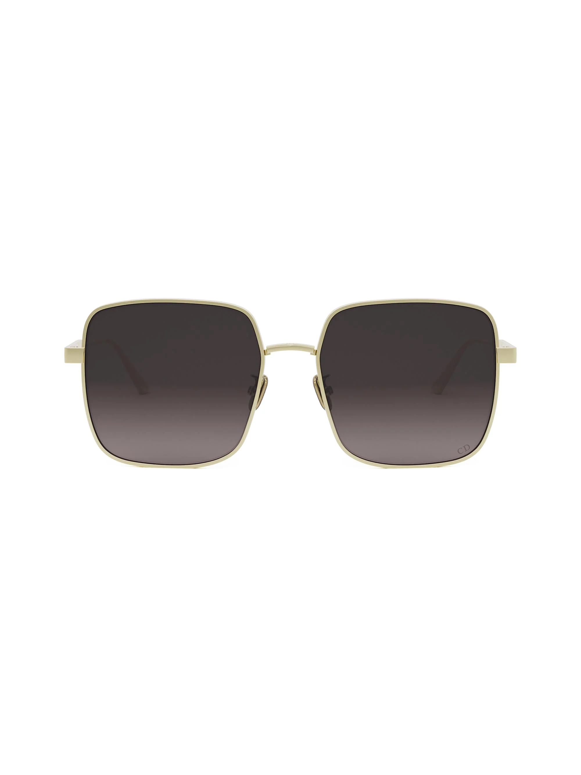 Women's DiorCannage S1U 59MM Square Sunglasses - Gold Black - 1
