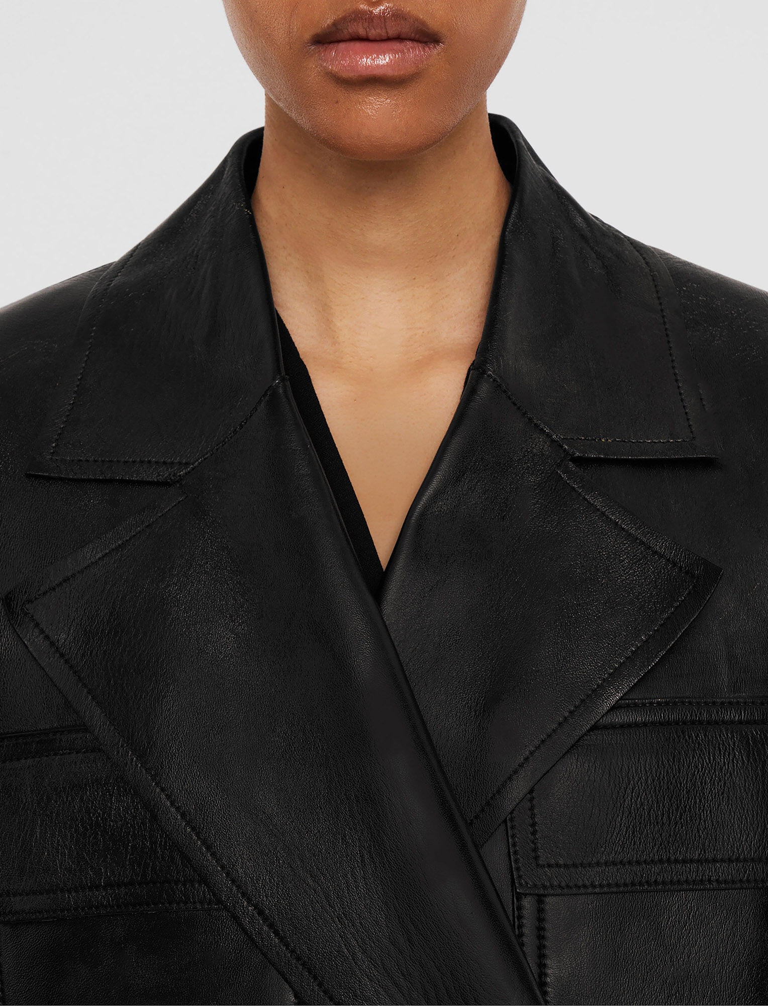 Octave Bonded Leather Coat - 5