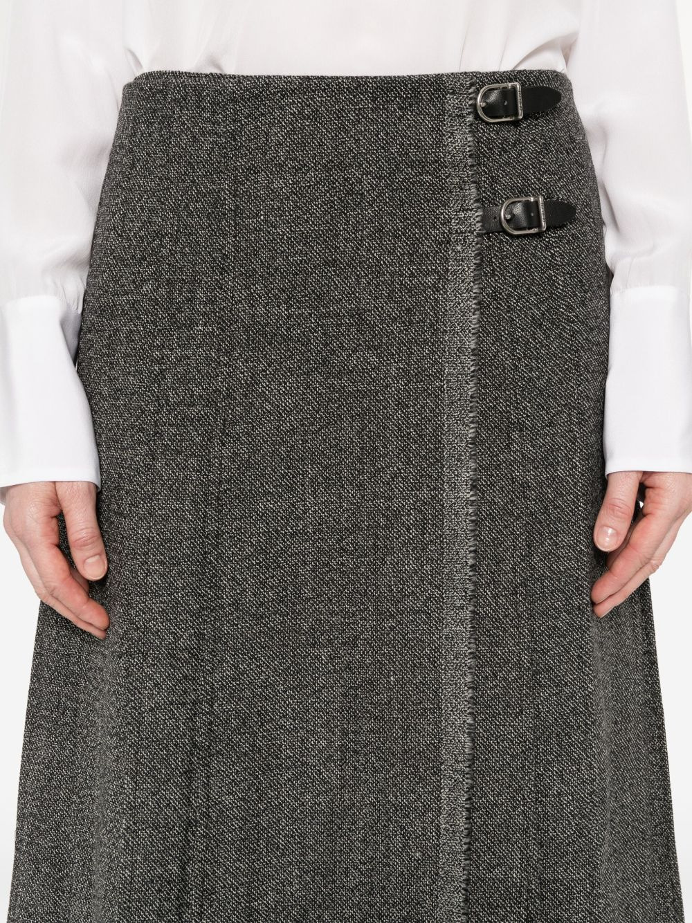 pleated midi skirt - 5