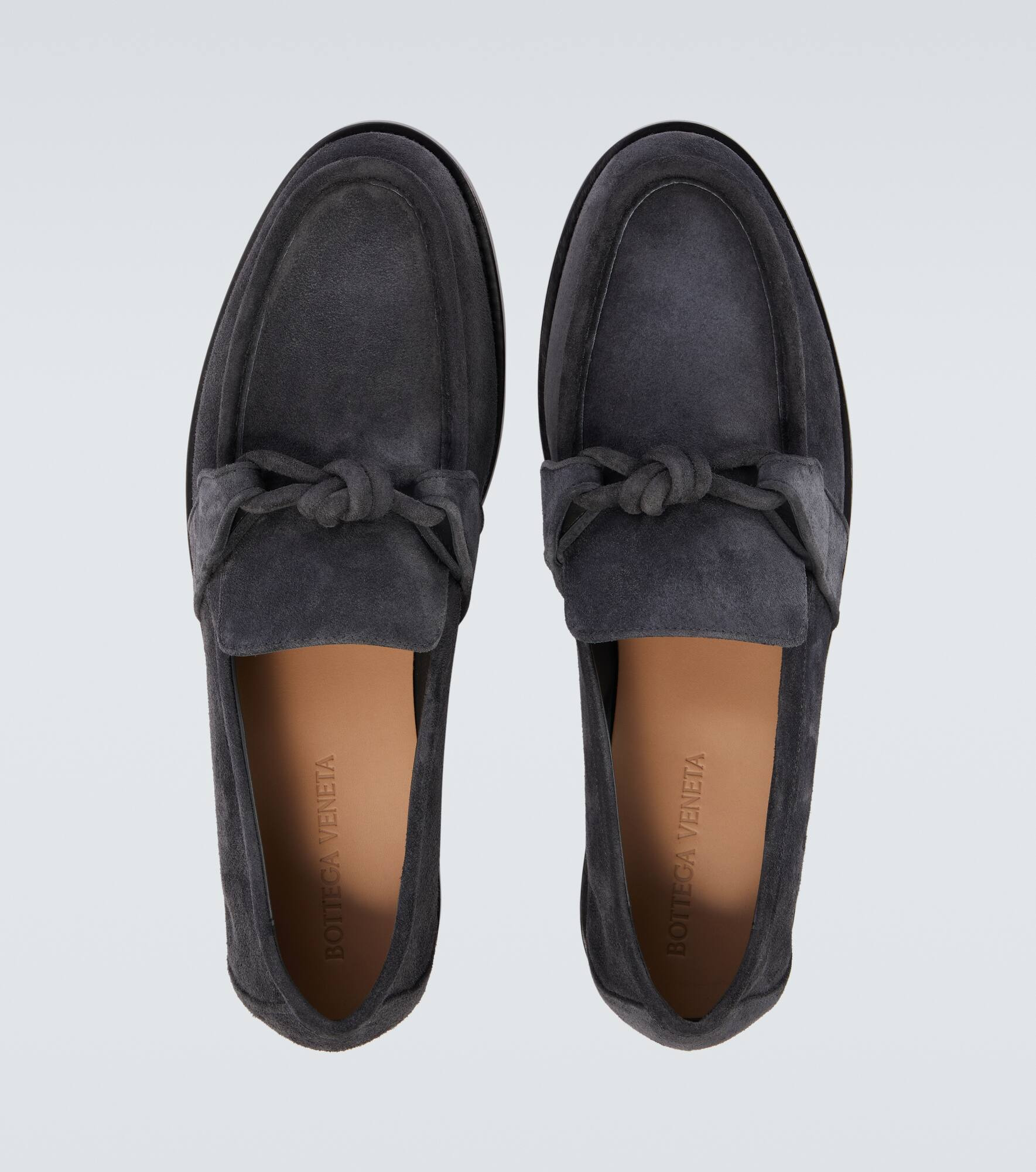 Astaire Knot suede loafers - 4