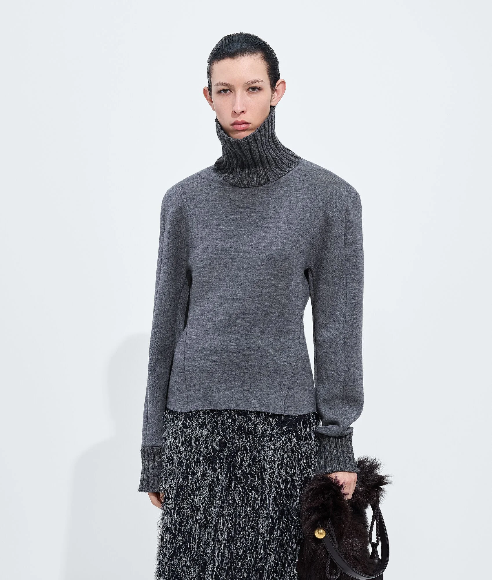 Double Wool Sweater - 1
