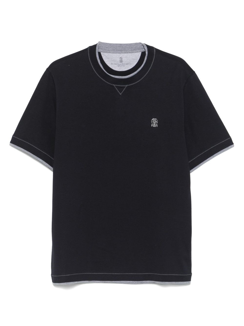 Logo cotton t-shirt - 1
