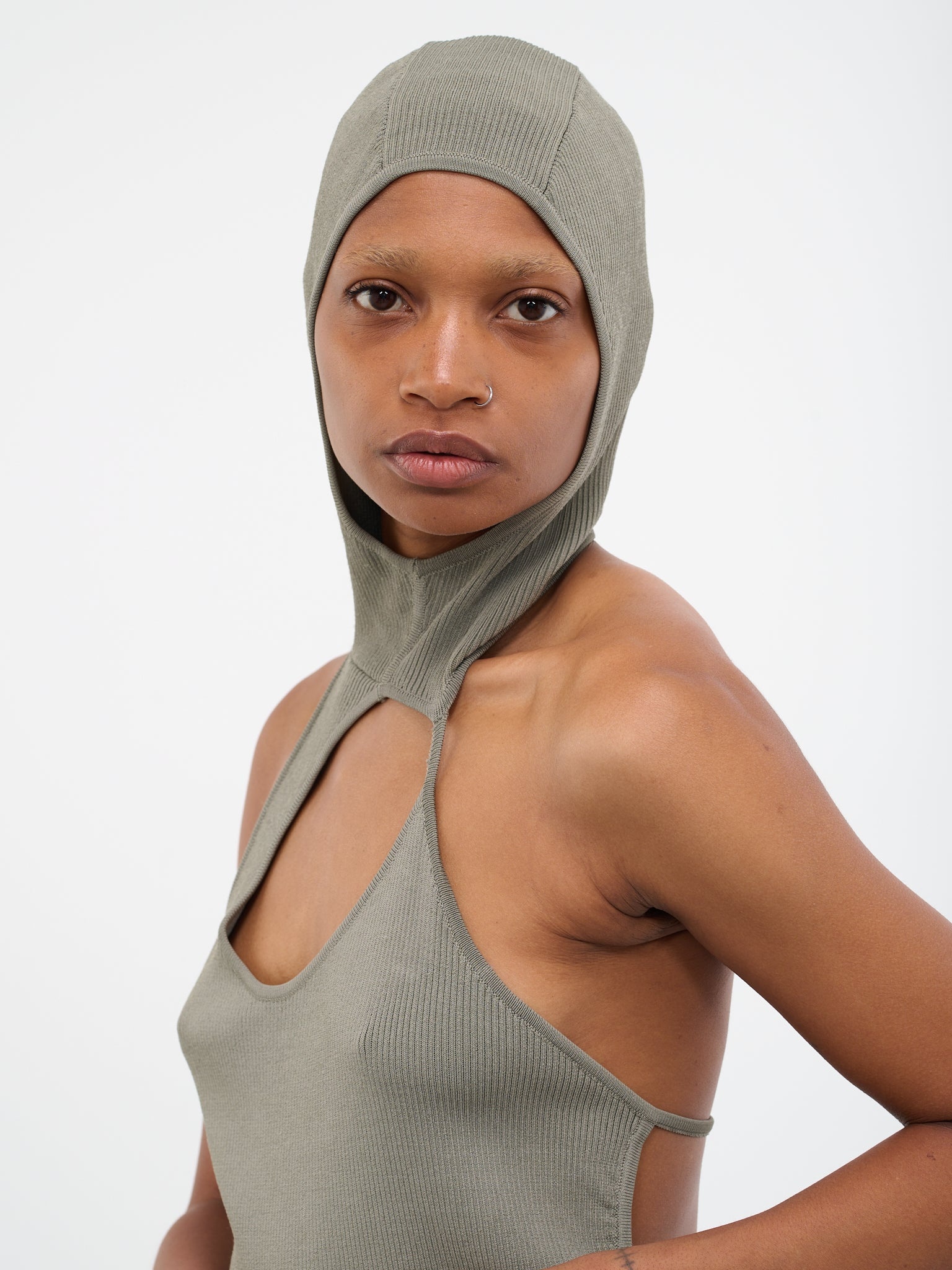Hooded Knit Top - 4