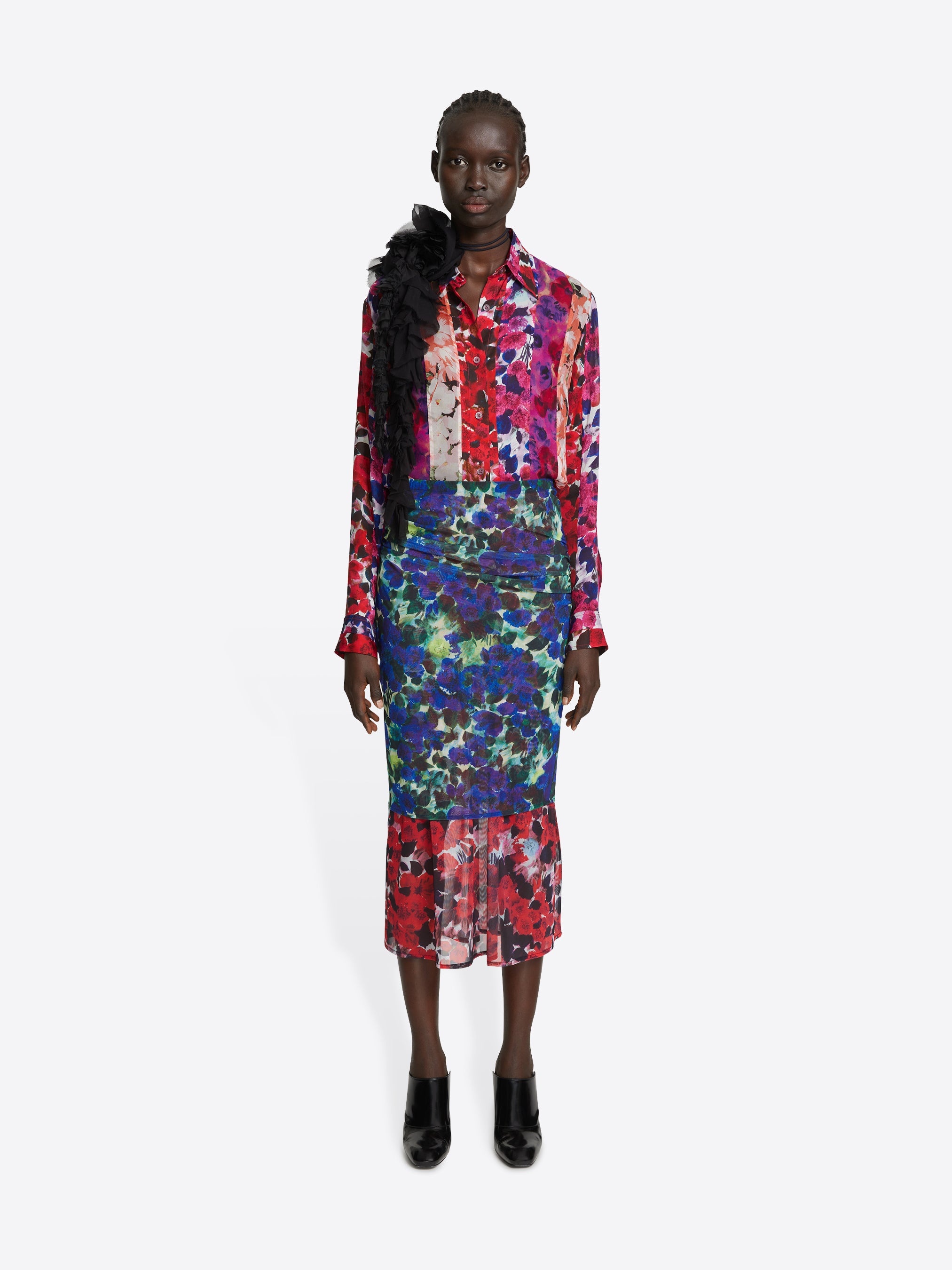 DOUBLE LAYERED SKIRT - 2