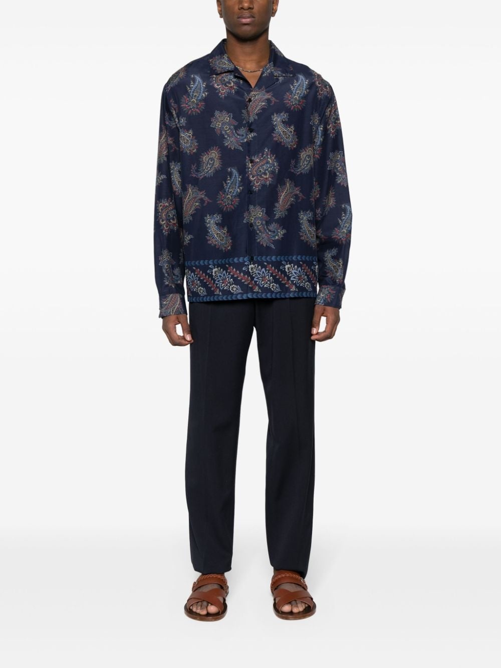 paisley-print shirt - 2