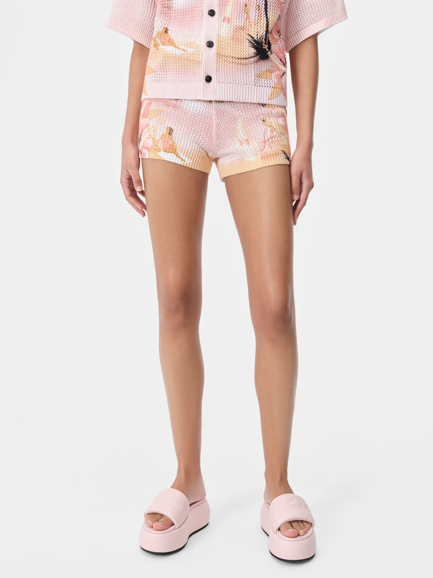 WOMEN'S AMIRI PARADISE CROCHET SHORT - 3