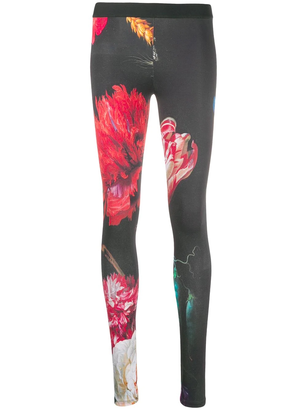 floral print leggings - 1