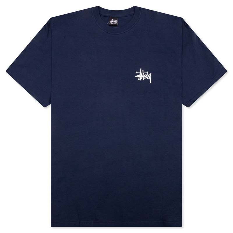 BASIC STUSSY TEE - NAVY - 1
