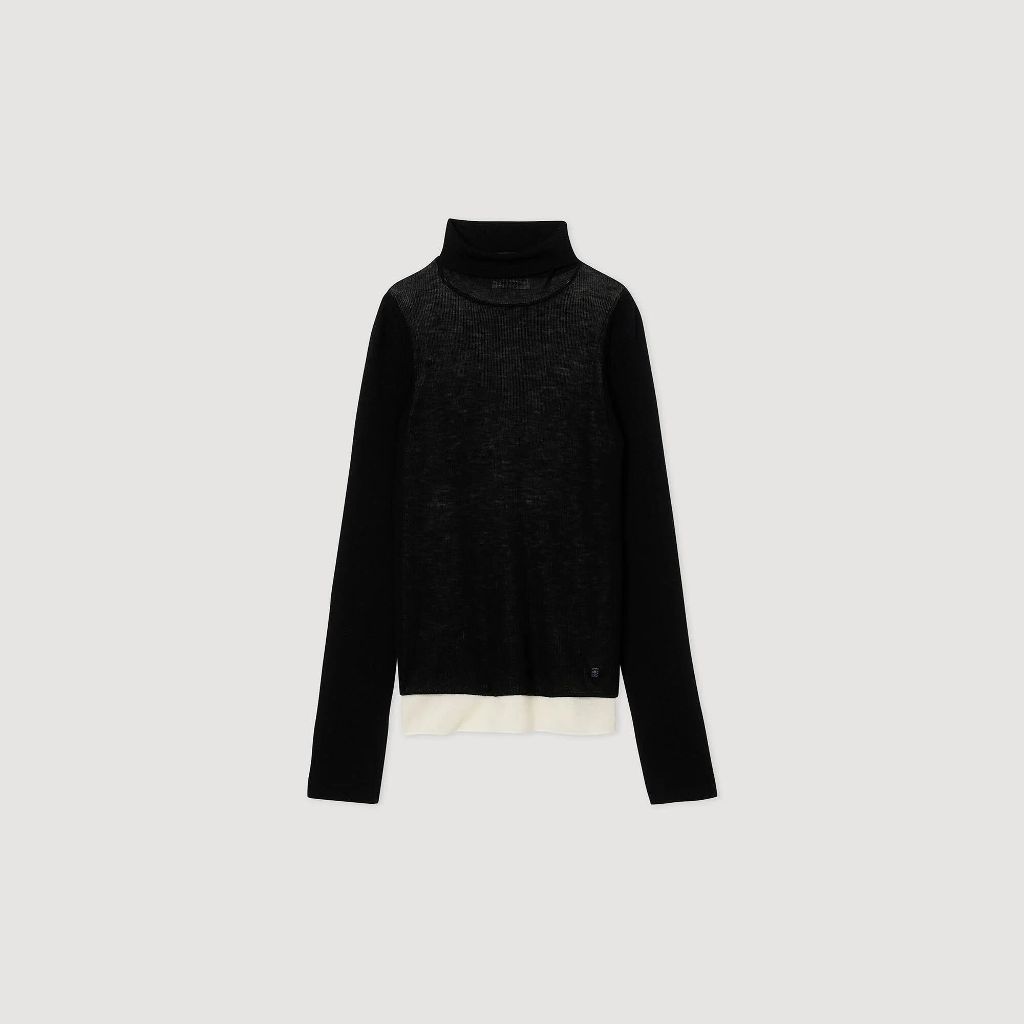 LAYERED TURTLENECK SWEATER - 1