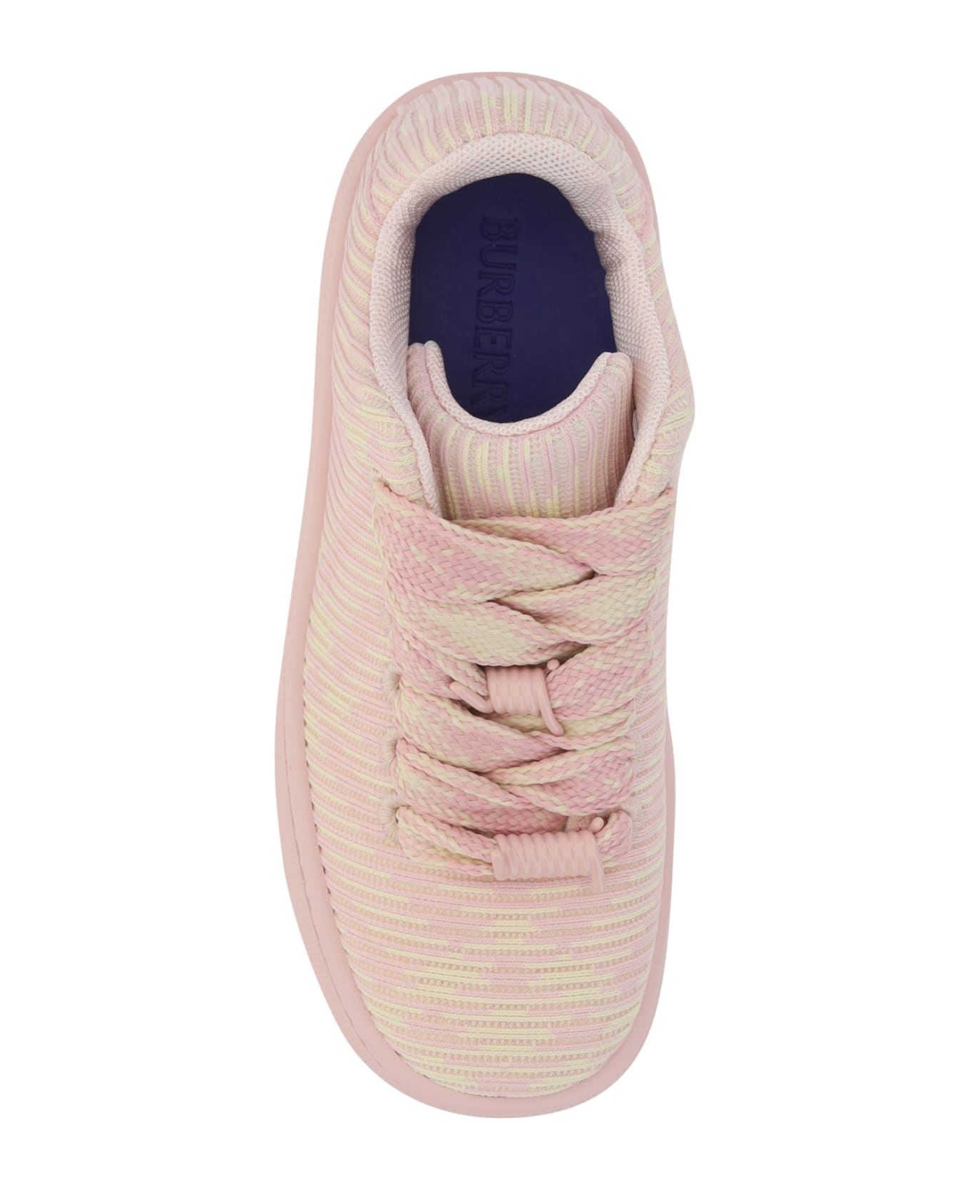 Burberry Embroidered Fabric Box Sneakers | italist | REVERSIBLE