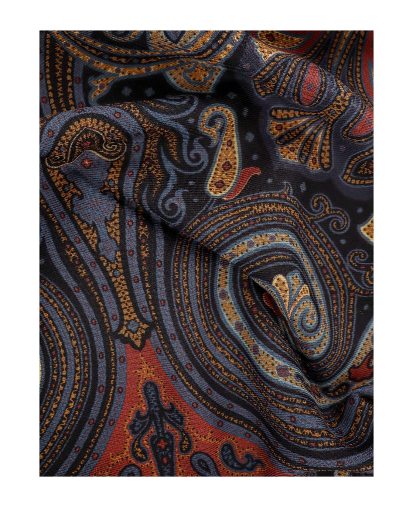 Boheme' Black Silk Blend Scarf - 3