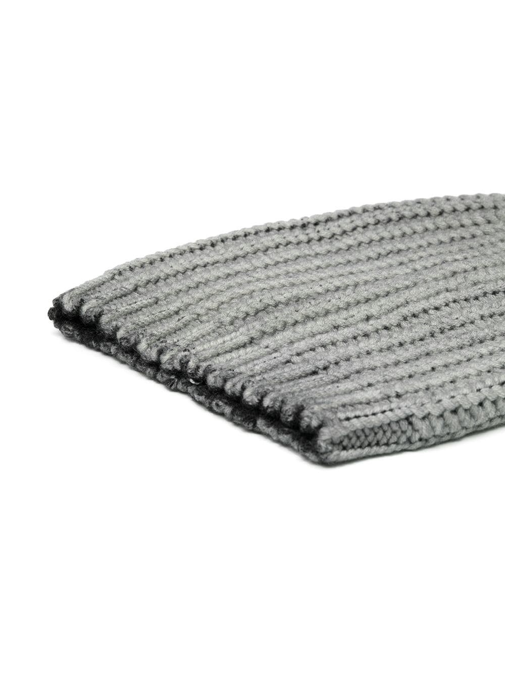 ribbed-knit beanie hat - 2