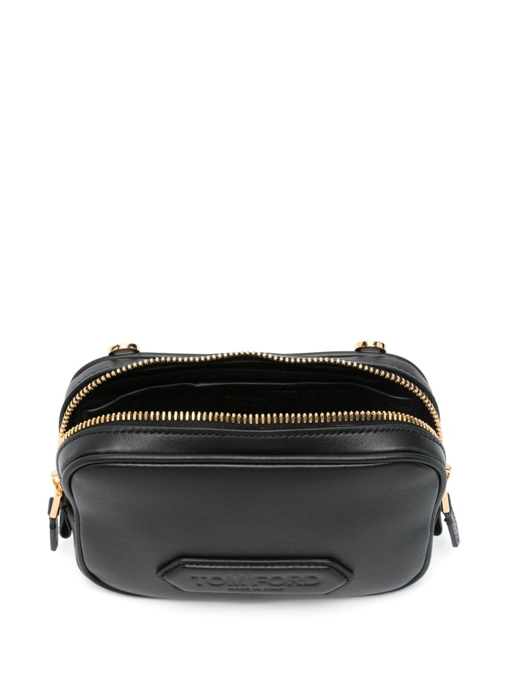 small leather messenger bag - 5