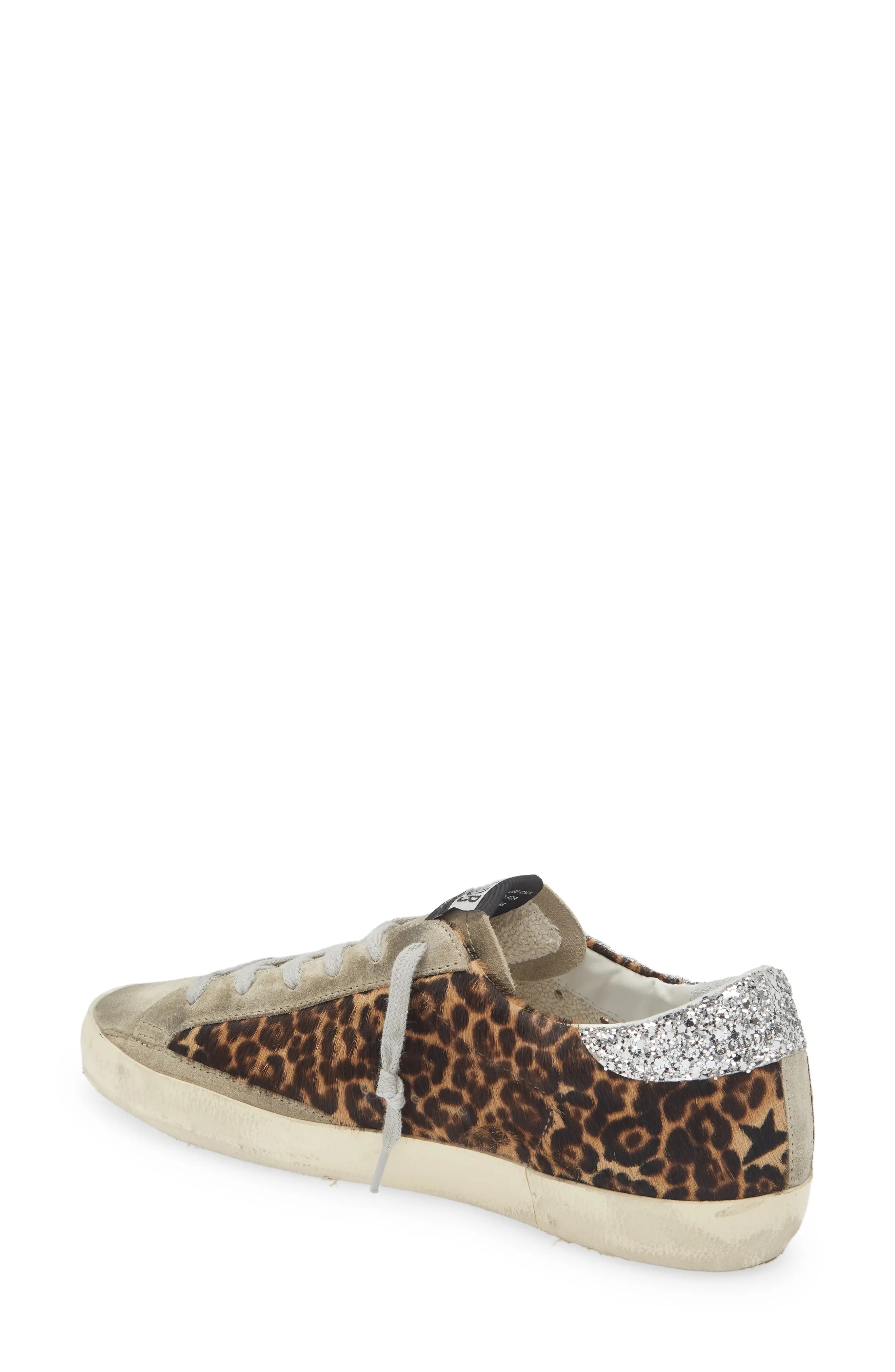 Super-Star Low Top Sneaker in Leo/Green/Taupe/Silver - 2